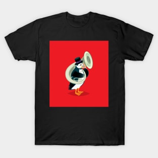 Puffin On A Tuba T-Shirt